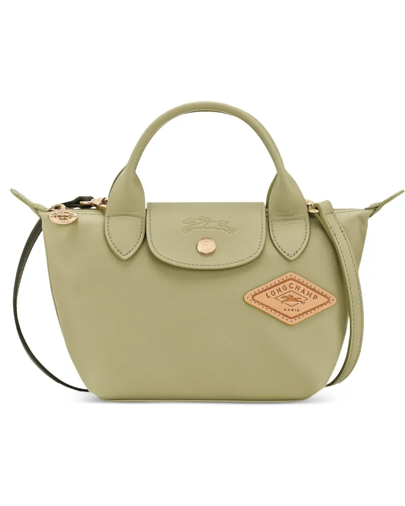 Longchamp extra-small Le Pliage patch-detail tote bag - Grün Grün