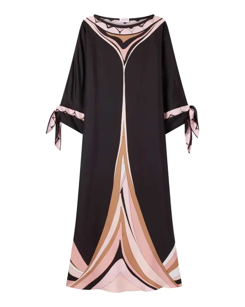 Emilio Pucci Fari print silk kaftan - Schwarz Schwarz
