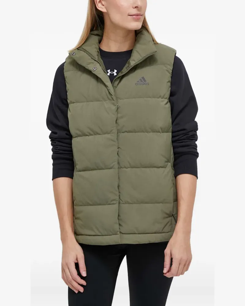 adidas Helionic quilted puffer vest - Grün Grün
