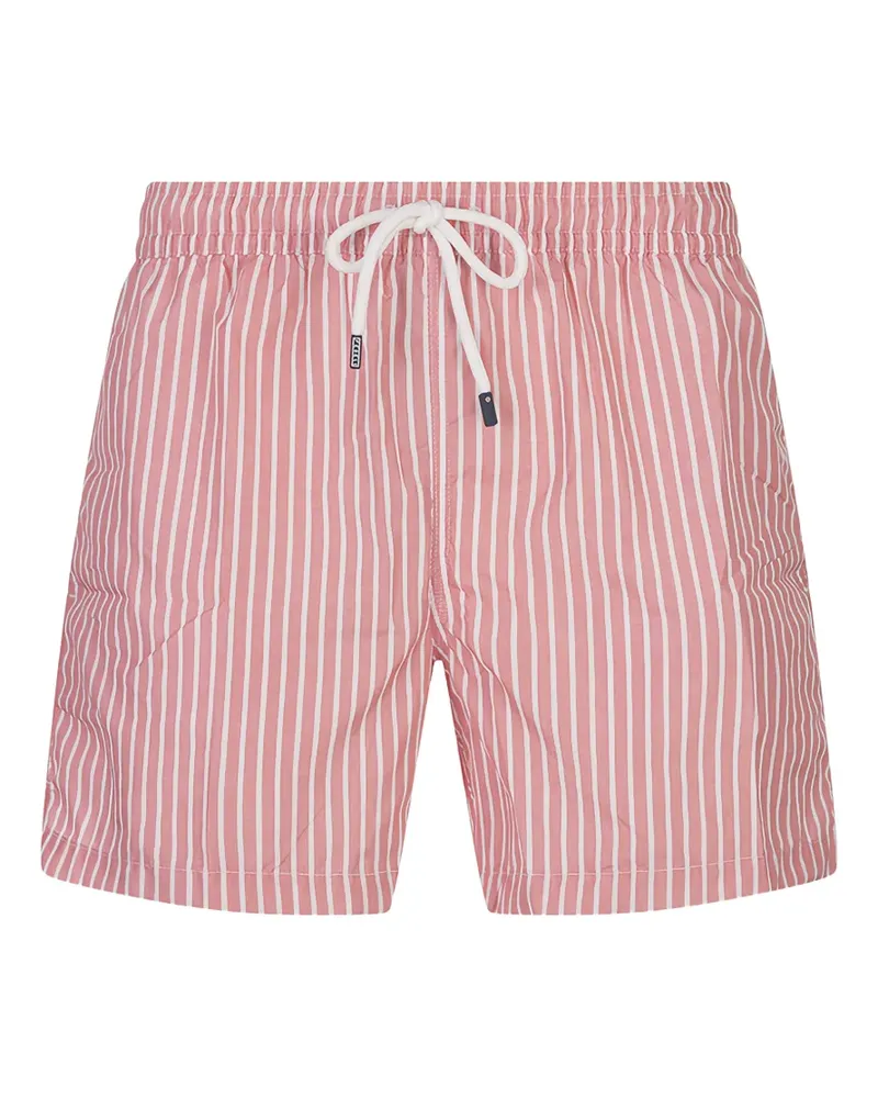 Fedeli Gestreifte Badeshorts - Rosa Rosa