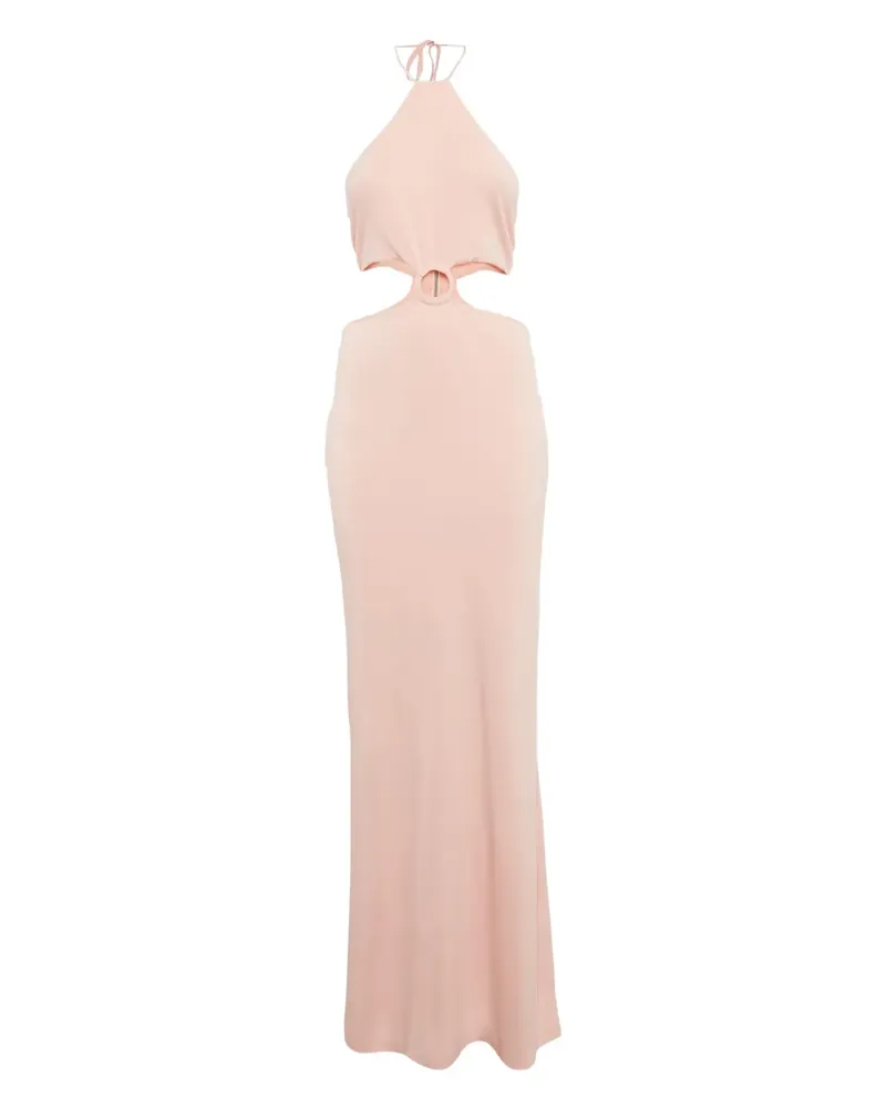 Alice + Olivia Neckholder-Abendkleid mit Cut-Out - Rosa Rosa