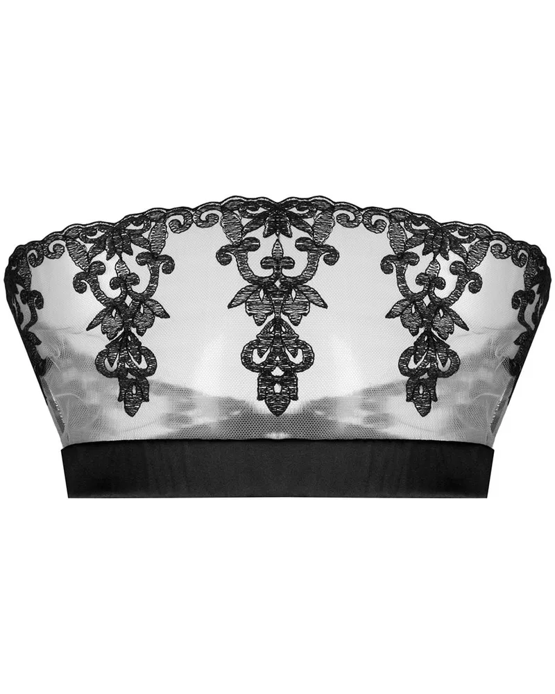 Fleur Of England Onyx' BH mit Spitze - Schwarz Schwarz