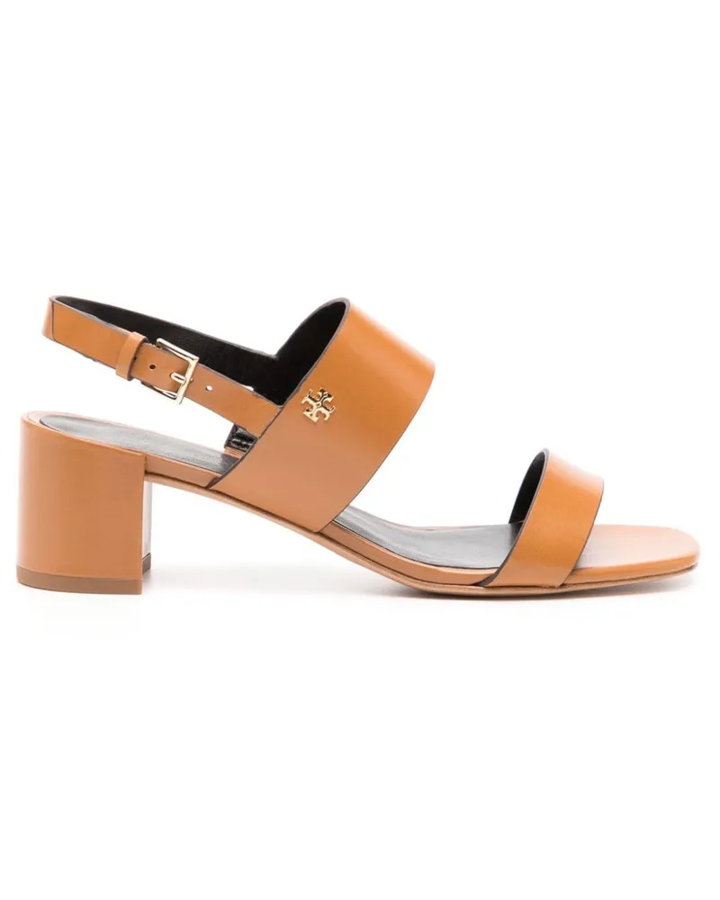 Tory Burch Double T Sandalen 50mm - Braun Braun