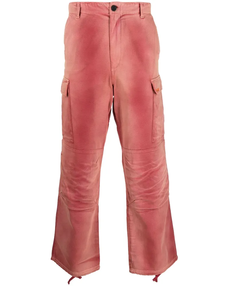 Heron Preston Cargohose im Distressed-Look - Rot Rot