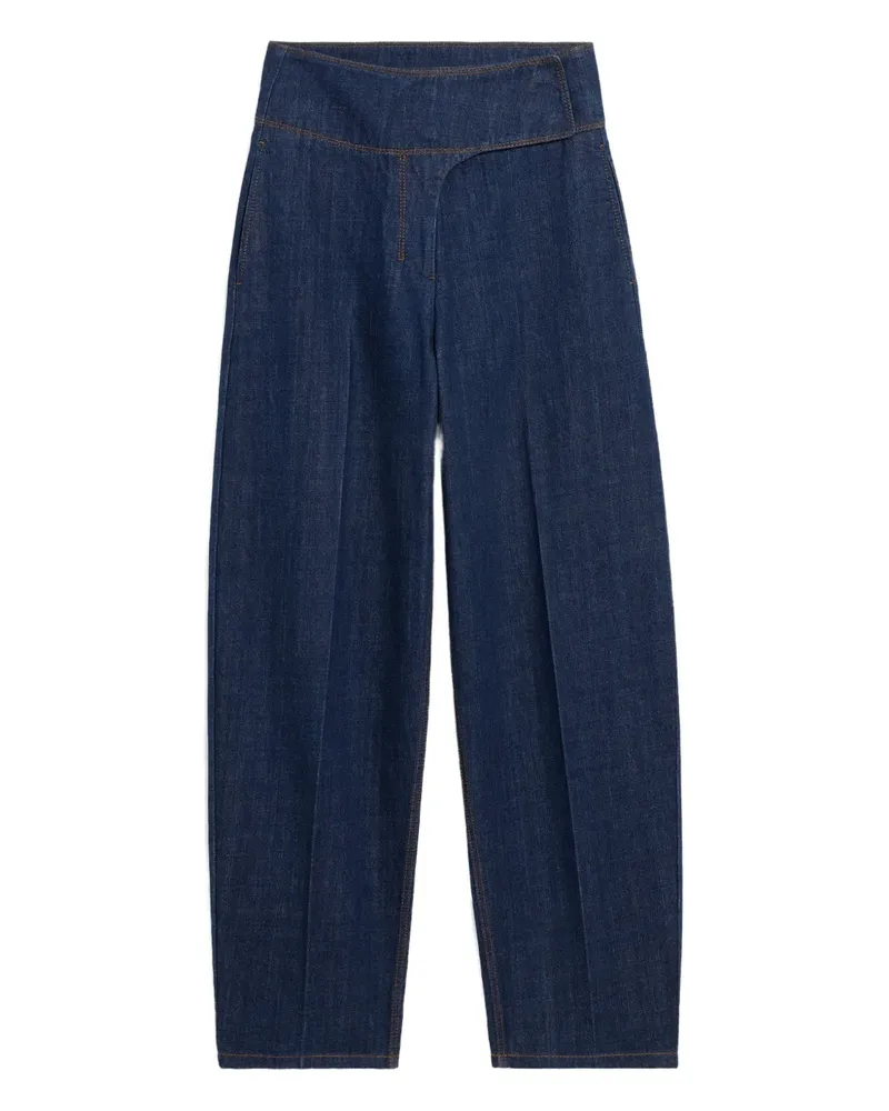 AMI Paris belted jeans - Blau Blau