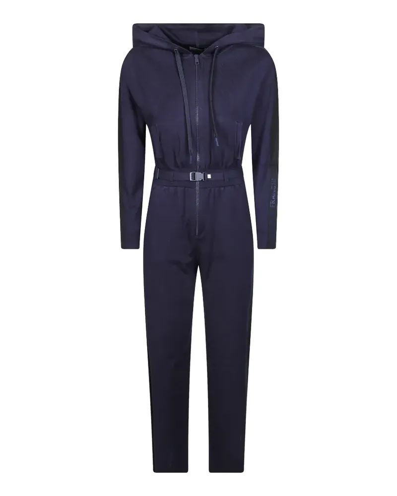 Elisabetta Franchi Jumpsuit mit Kapuze - Blau Blau