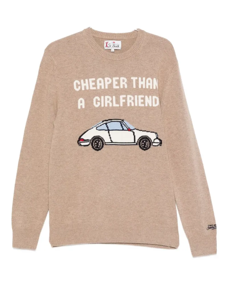 MC2 Saint Barth car-graphic sweater - Nude Nude