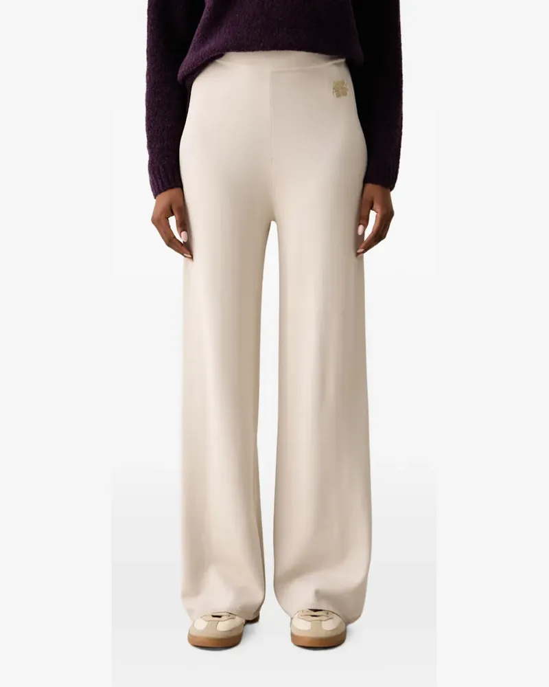 Armani Exchange Gestrickte Hose mit Logo - Nude Nude