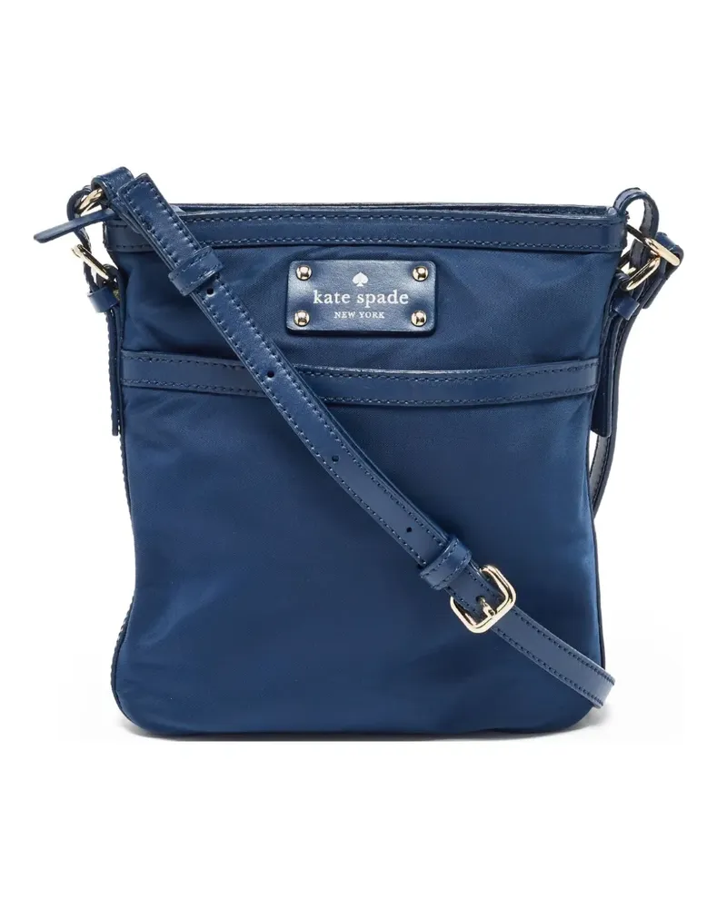 Kate Spade Pre-owned Umhängetasche mit Logo-Applikation - Blau Blau
