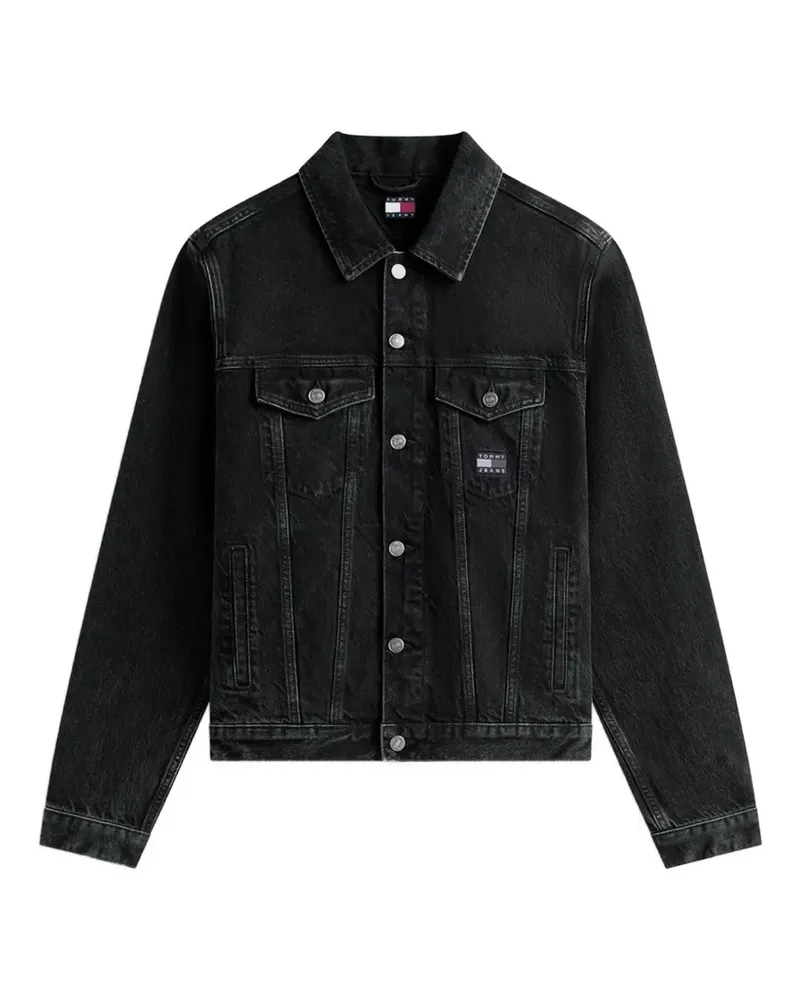 Tommy Hilfiger Ryan Back Logo buttoned denim jacket - Schwarz Schwarz