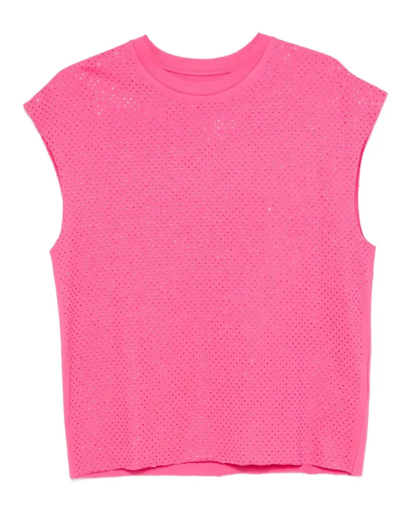 Zadig & Voltaire Cloe T-Shirt mit Strass - Rosa Rosa