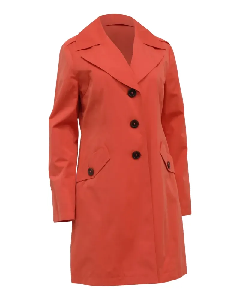 Michael Kors single-breasted cotton trench coat - Orange Orange