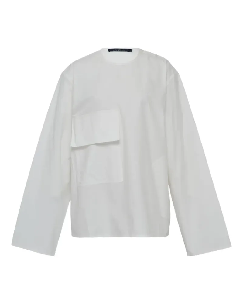 Sofie D'Hoore pocket long-sleeve T-shirt - Weiß Weiß