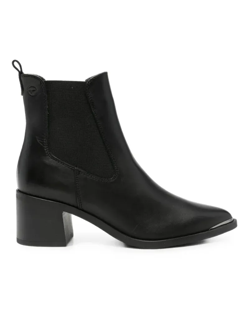 Tamaris pointed-toe Chelsea boots - Schwarz Schwarz