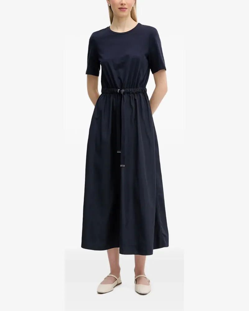 Oui  Kleid mit Kordelzug - Blau Blau