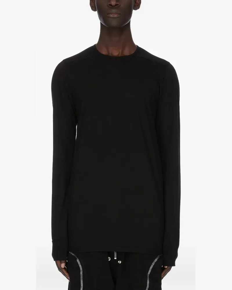 DRKSHDW by Rick Owens Klassisches Langarmshirt - Schwarz Schwarz