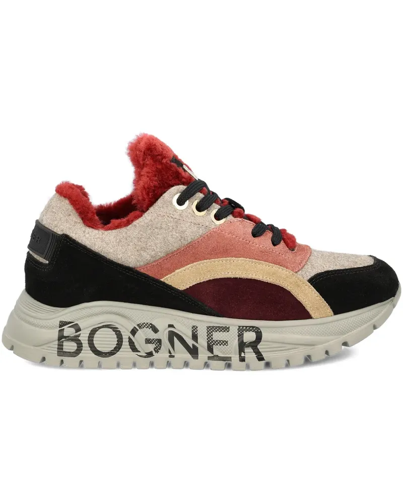 Bogner Malaga 21 logo-print sneakers - Nude Nude