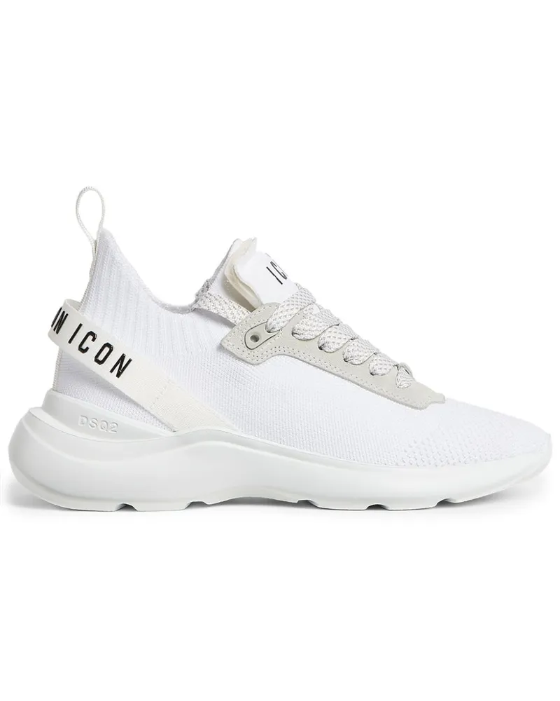Dsquared2 Sneakers mit Icon-Riemen - Weiß Weiß