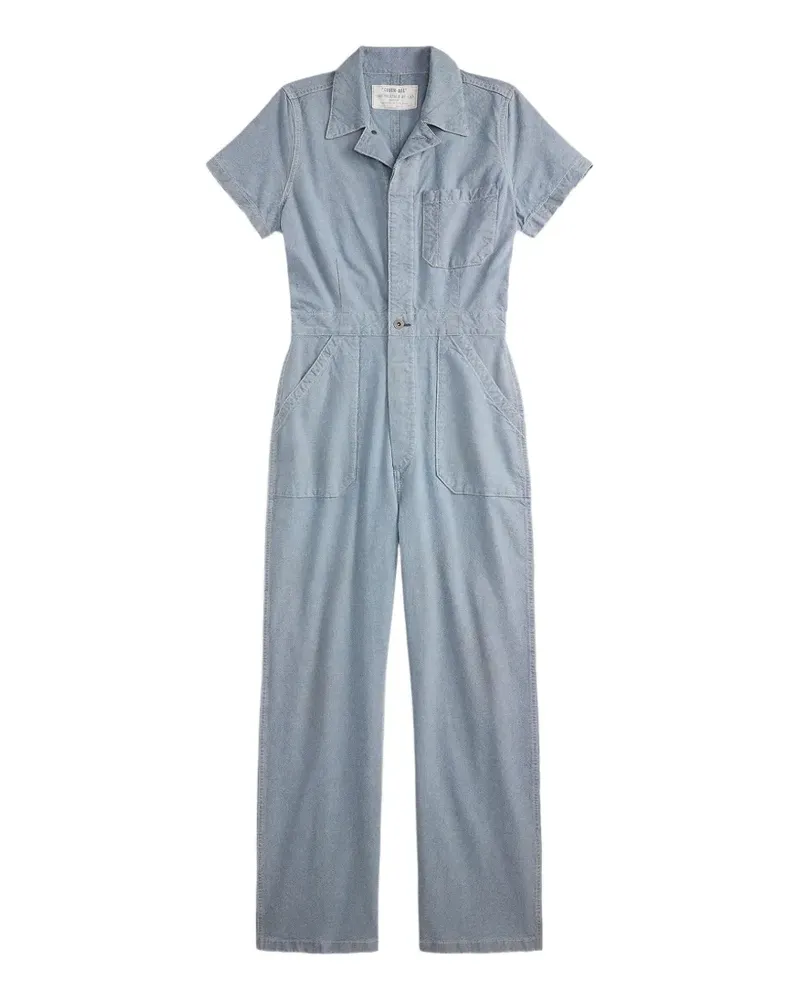 Ralph Lauren Kurzärmeliger Jumpsuit - Blau Blau