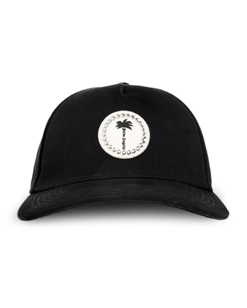 Palm Angels Baseballkappe mit Nieten - Schwarz Schwarz