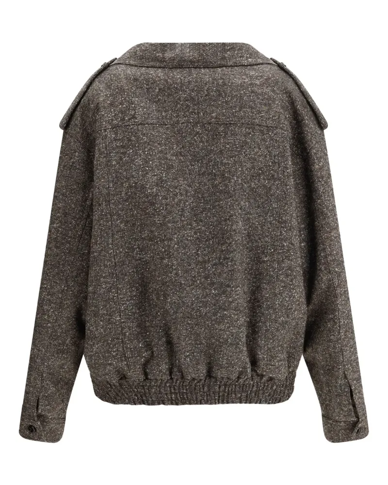 Blazé Milano Sarissa Charlie Bomberjacke mit Taschen - Braun Braun