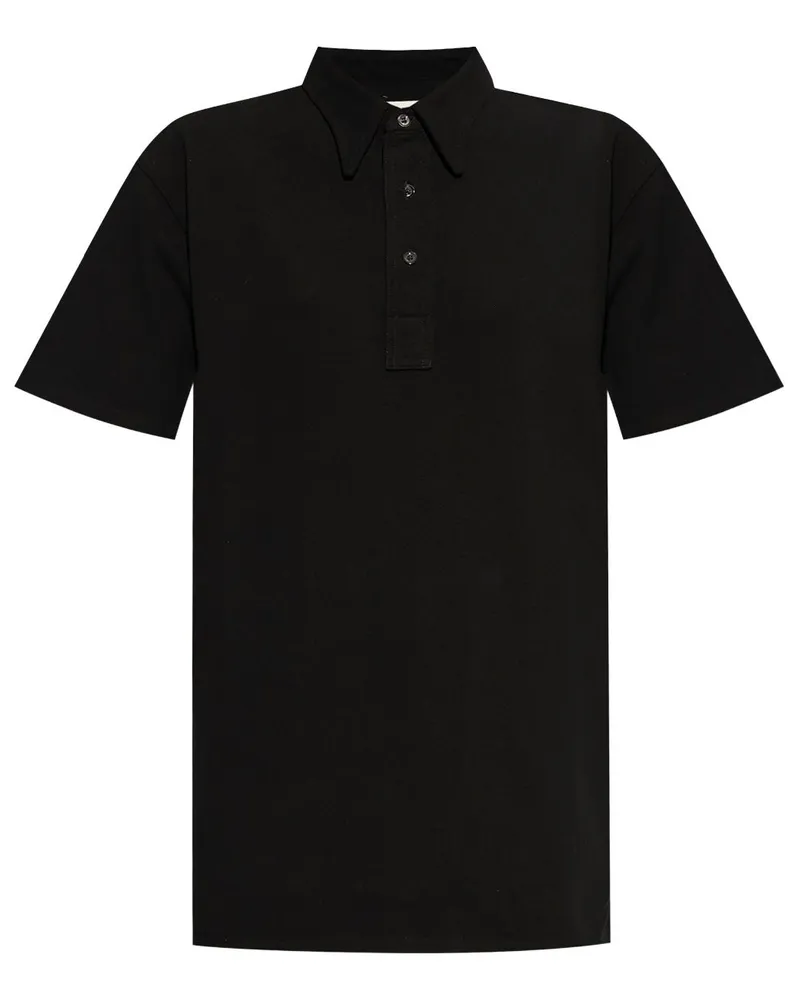 Maison Margiela Klassisches Poloshirt - Schwarz Schwarz