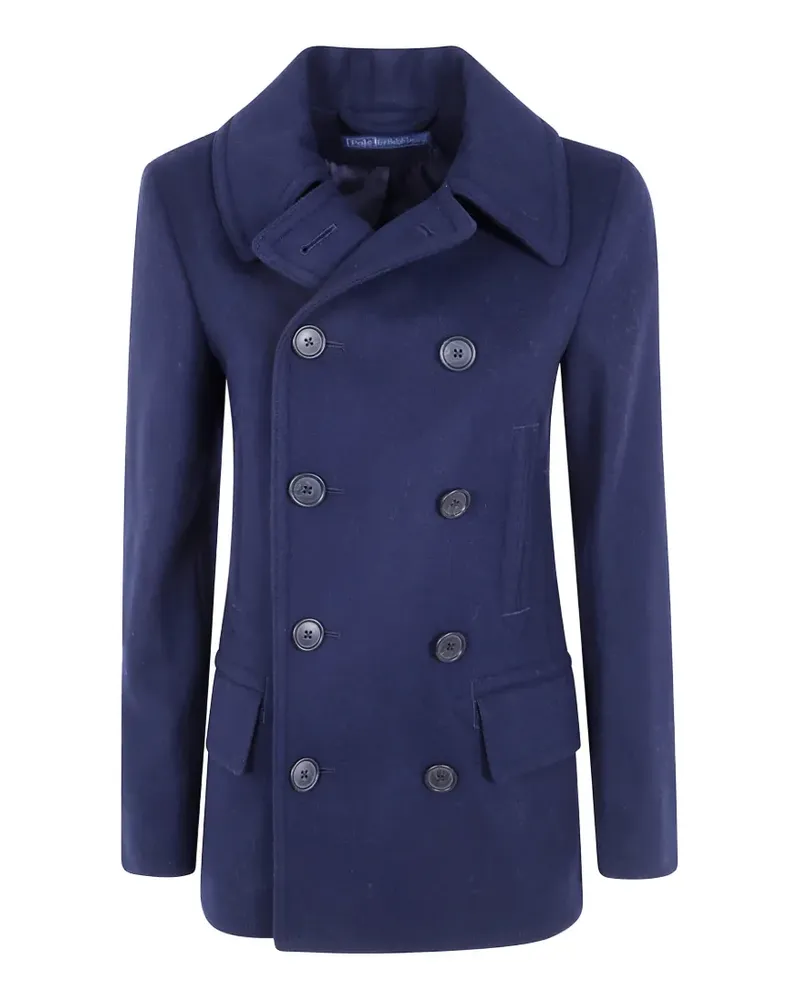 Ralph Lauren Doppelreihiger Mantel - Blau Blau