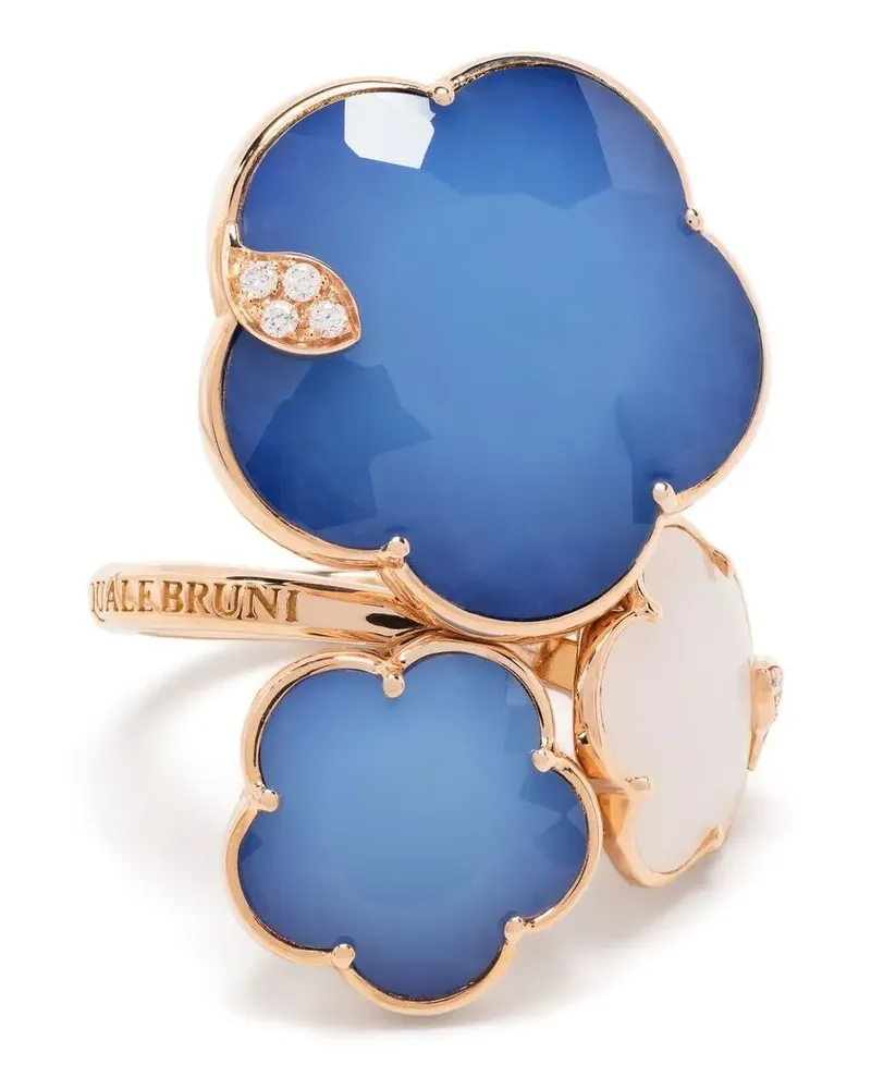 Pasquale Bruni 18kt Rotgoldring mit Diamanten - Rosa Rosa