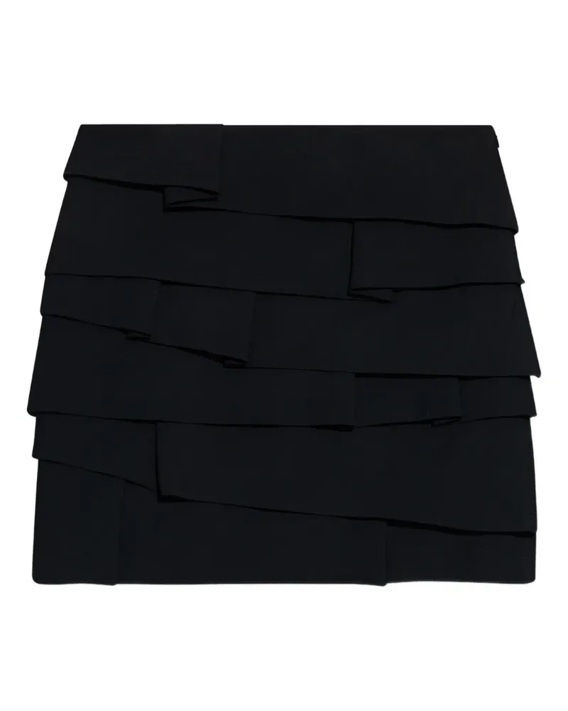 Versace Rüschenrock im Layering-Look - Schwarz Schwarz