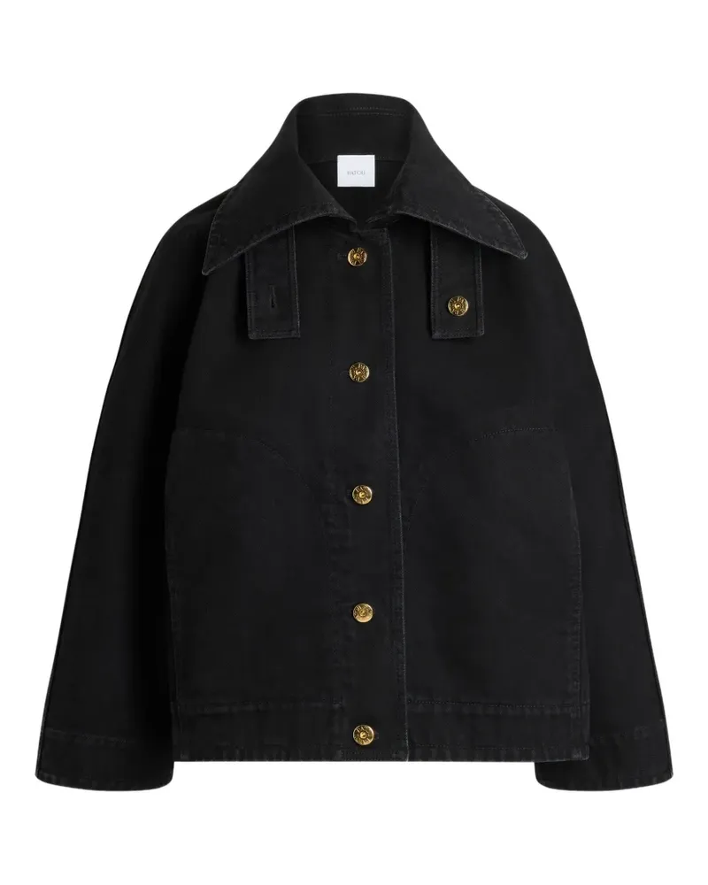 Patou Jacke aus Bio-Baumwolle - Schwarz Schwarz