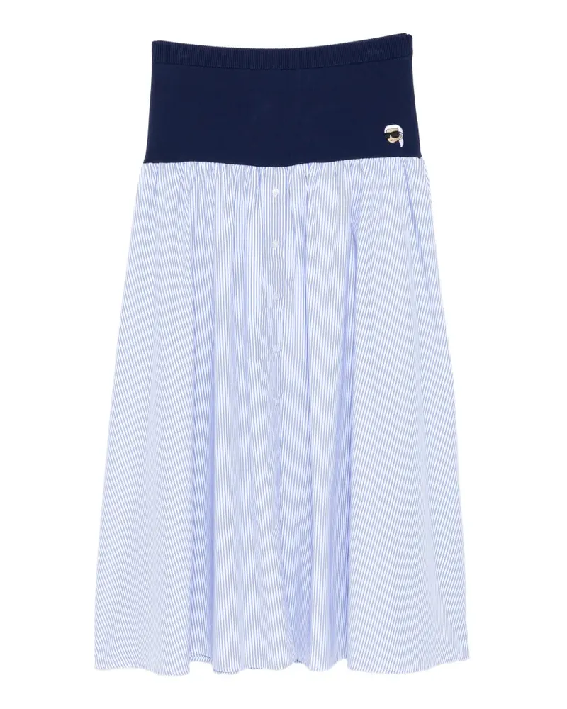 Karl Lagerfeld waistband skirt - Blau Blau