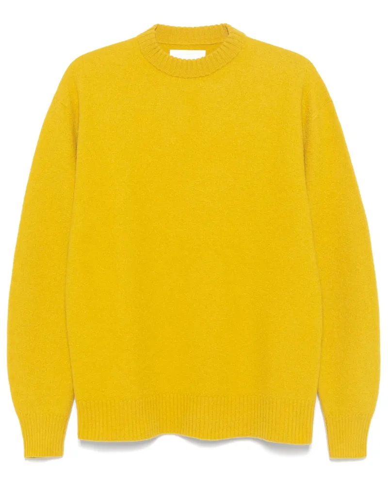 Jil Sander Klassischer Pullover - Gelb Gelb