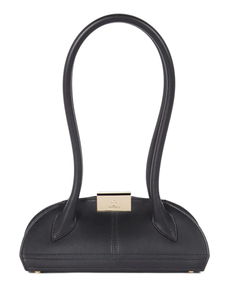 Nina Ricci Mini Le Bal Schultertasche mit Logo-Schild - Schwarz Schwarz