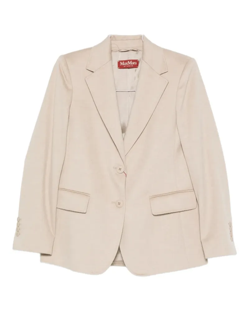 Max Mara single-breasted blazer - Nude Nude