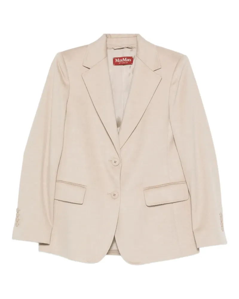 Max Mara Einreihiges Sakko - Nude Nude