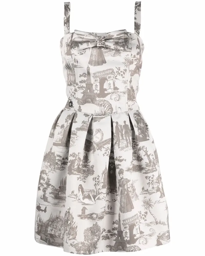 Philipp Plein En Plein Air Minikleid - Nude Nude