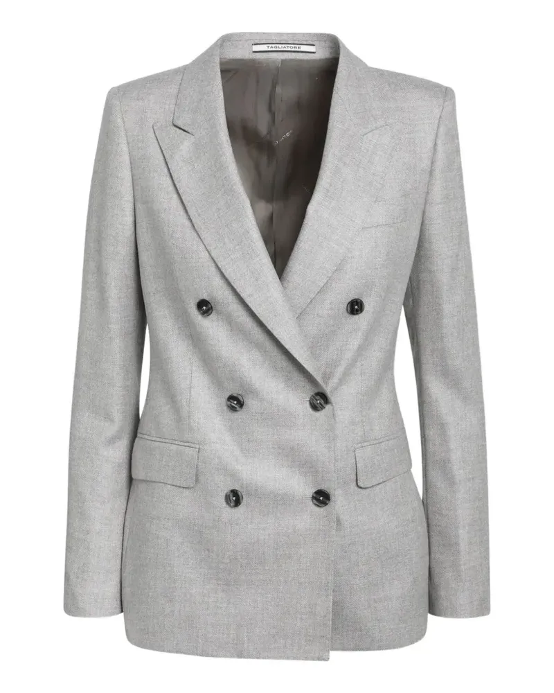 Tagliatore double-breasted peak-lapels blazer - Grau Grau