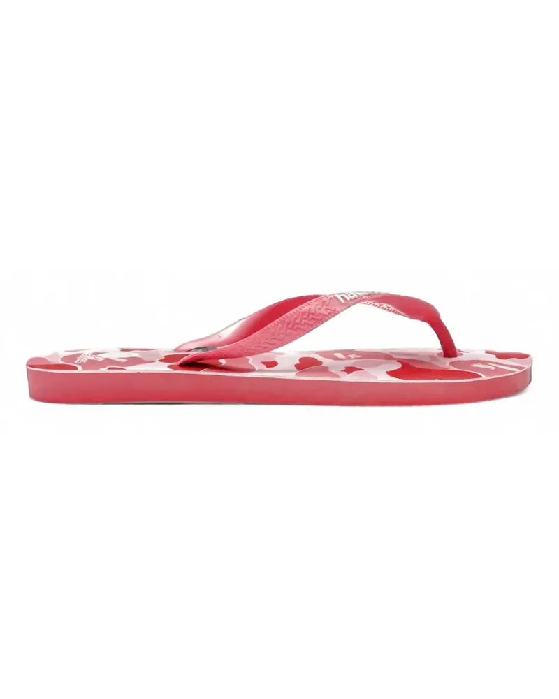 BAPE x Havaianas camouflage-print flip-flops - Rosa Rosa