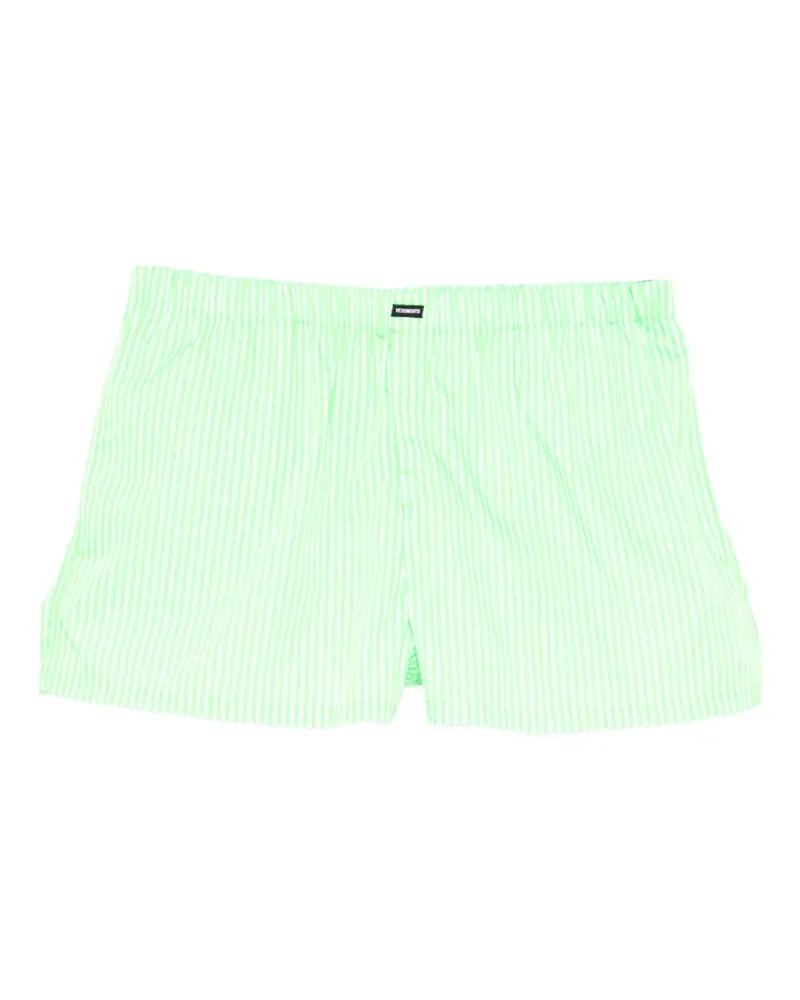 VETEMENTS Gestreifte Shorts - Grün Grün