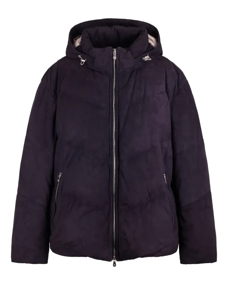 Brunello Cucinelli Kapuzenjacke mit Reißverschluss - Blau Blau
