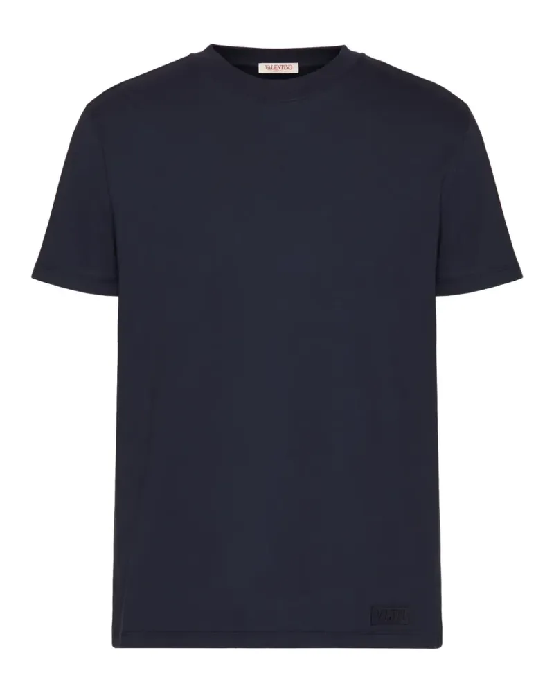 Valentino Garavani T-Shirt mit VLTN-Detail - Blau Blau