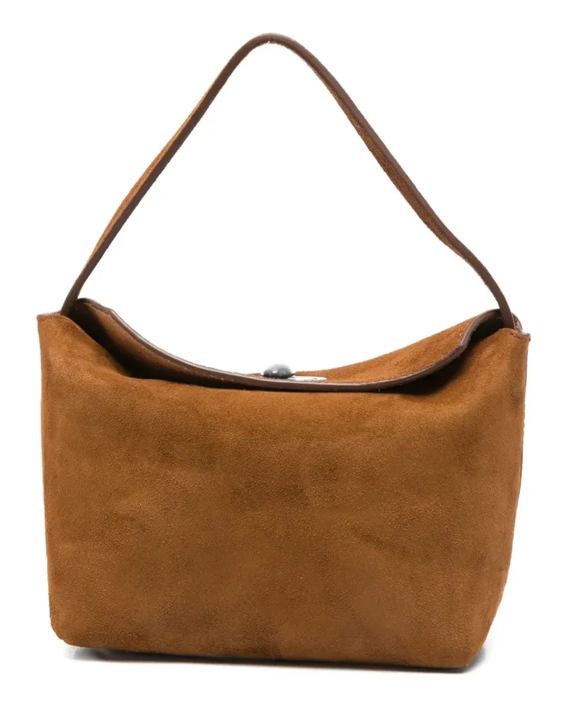 Christopher Esber Mini-Tasche aus Kalbswildleder - Braun Braun