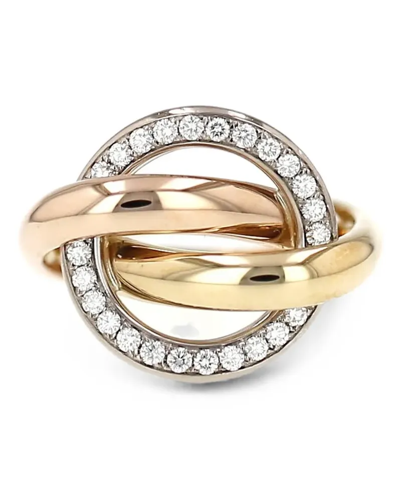 Cartier 2010s Trinity Crash diamond ring - Gold Gold