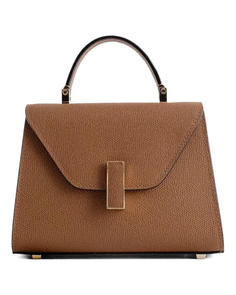 Valextra micro Iside leather crossbody bag - Braun Braun