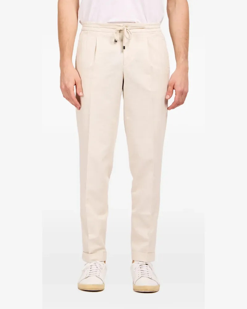 Luigi Borrelli Hose mit Kordelzug - Nude Nude