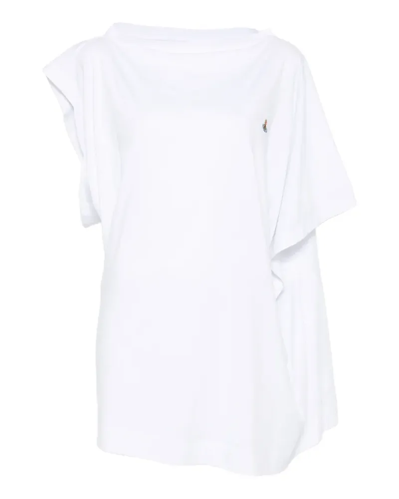 Vivienne Westwood Hebo T-Shirt mit drapiertem Detail - Weiß Weiß