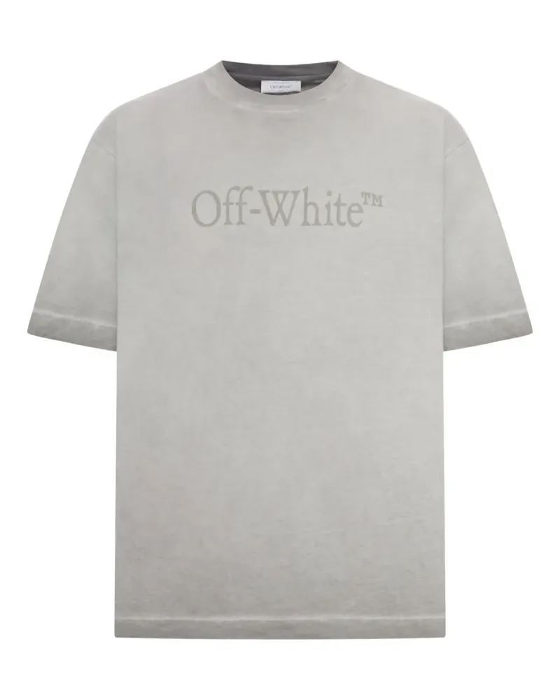 OFF-WHITE T-Shirt mit Logo-Print - Grau Grau