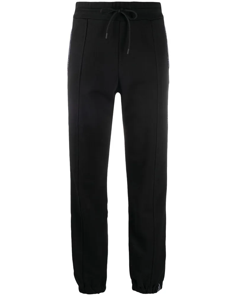 MSGM Jogginghose mit Logo - Schwarz Schwarz