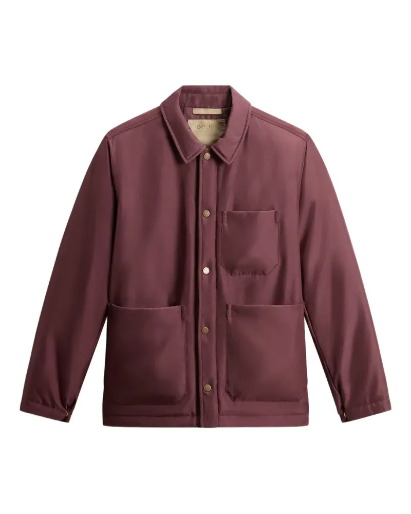 Woolrich Cordura Jacke mit aufgesetzter Tasche - Violett Violett