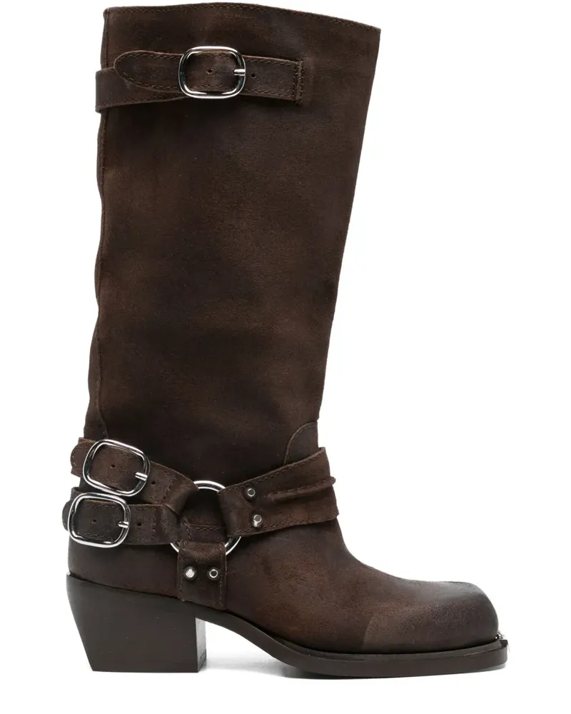 Sandro Stiefel mit Nieten - Braun Braun